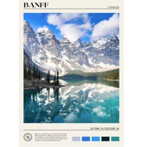 Banff National Park Canvas Print – Unframed